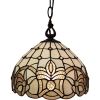 Black And White Unique Statement Glass Dimmable Chandelier With Black And White Shades