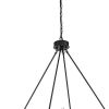 Black And Gold Candle Style Twelve Light Metal Dimmable Chandelier