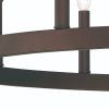 Bronze Candle Style Twelve Light Metal Dimmable Chandelier