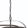 Bronze Candle Style Four Light Metal Dimmable Chandelier