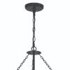 Black And Gold Candle Style Ten Light Metal Dimmable Chandelier