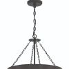 Black And Gold Candle Style Five Light Metal Dimmable Chandelier