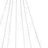 Gold Candle Style Three Light Metal LED Dimmable Chandelier