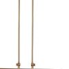 Gold Kitchen Island Two Light Metal Dimmable Chandelier With Gold Shades