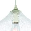 Silver Kitchen Island Metal Dimmable Chandelier With Clear Shades