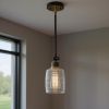 Black Kitchen Island Metal Dimmable Chandelier With Clear Shades