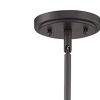 Gray Kitchen Island Metal Dimmable Chandelier With Silver Shades