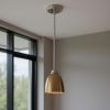 Gold Kitchen Island Metal Dimmable Chandelier With Gold Shades