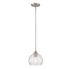 Nickel Kitchen Island Metal Dimmable Chandelier With Clear Shades