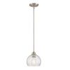 Nickel Kitchen Island Metal Dimmable Chandelier With Clear Shades