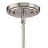 Nickel Kitchen Island Metal Dimmable Chandelier With Clear Shades