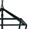 Black And Gold Kitchen Island Four Light Metal Dimmable Chandelier With Black Shades