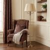 60" Bronze Four Light Traditional Shaped Floor Lamp With Beige Square Shade