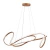 Brown Metal LED Dimmable Chandelier