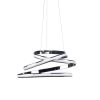 Silver Metal LED Dimmable Chandelier