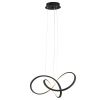 Black Metal LED Dimmable Chandelier