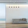 Silver And Clear Five Light Metal Dimmable Chandelier With Clear Shades