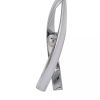 Silver Two Light Metal LED Dimmable Smart Enabled Chandelier