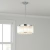 Clear Seven Light Crystal Chandelier With Clear Shades