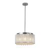 Clear Seven Light Crystal Chandelier With Clear Shades