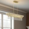 Clear Eight Light Crystal Chandelier With Clear Shades