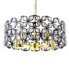 Clear Five Light Crystal Chandelier With Clear Shades