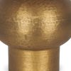 26" Gold Round Bedside Lamp With Bell Shade