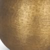 24" Gold Round Bedside Lamp With Empire Shade