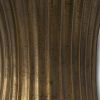 11" Gold Metal Corner Wall Light