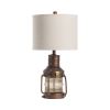 Copper Lantern Table Lamp