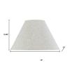 Light Brown Linen Plain Empire Lamp Shade