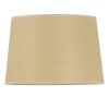 Tan Paper Plain Drum Lamp Shade