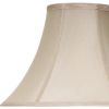 Pearl Silk Piped Bell Lamp Shade