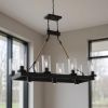 Bronze Eleven Light Dimmable Chandelier With Shades