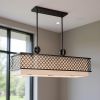 Nine Light Dimmable Chandelier With Shades