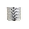 30" Silver Table Lamp With Drum Shade