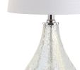 20" Clear Novelty Table Lamp With Drum Shade