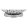 26" Silver Novelty Table Lamp With Drum Shade
