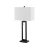 Set of Two 29" Black Table Lamps With Shades