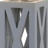 Set of Two 22" Gray Table Lamps With Drum Shades