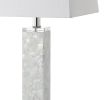 Set of Two 29" Clear Novelty Table Lamps With Shades