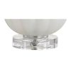 18" Clear Novelty Table Lamp With Drum Shade
