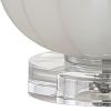 18" Clear Novelty Table Lamp With Drum Shade