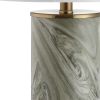 21" Gold Novelty Table Lamp With Globe Shade
