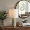 21" Gold Novelty Table Lamp With Globe Shade