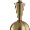 33" Gold Novelty Table Lamp With Drum Shade