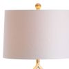 32" Clear Novelty Table Lamp With Drum Shade