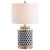 25" Gold Novelty Table Lamp With Globe Shade