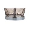 27" Silver Novelty Table Lamp With Drum Shade