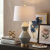 29" Gold Novelty Table Lamp With Globe Shade